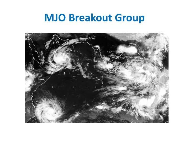 mjo breakout group