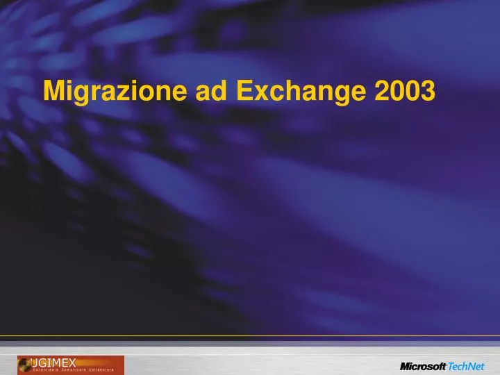 migrazione ad exchange 2003