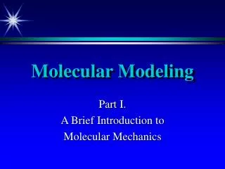 Molecular Modeling