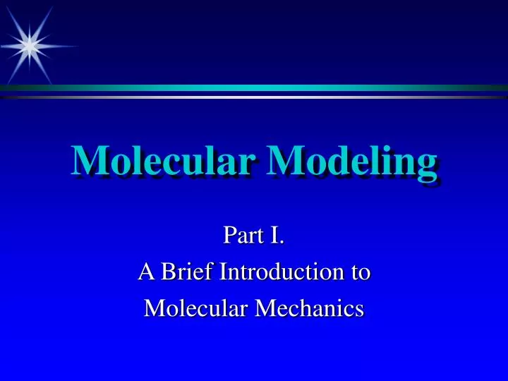 molecular modeling