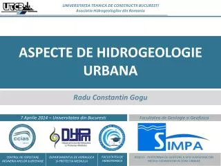aspecte de hidrogeologie urbana