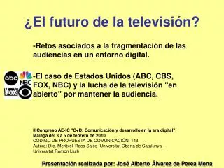 el futuro de la televisi n