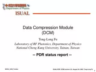 Data Compression Module (DCM)