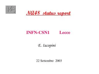 na48 status report