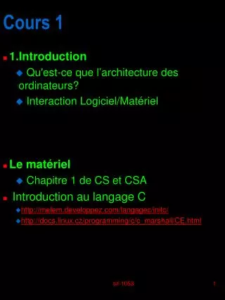 cours 1