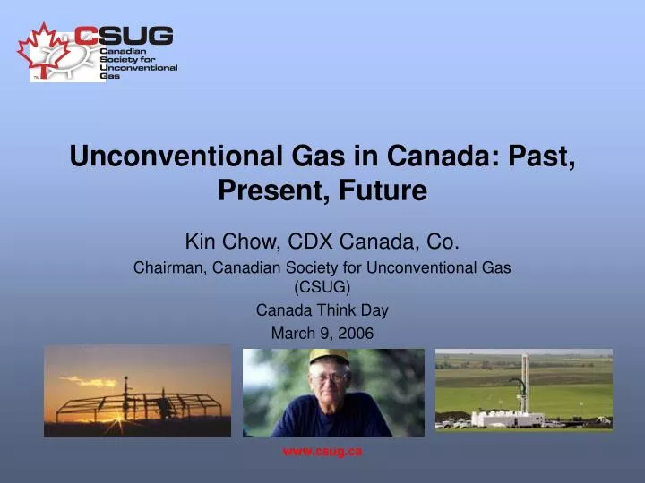 unconventional gas in canada past present future