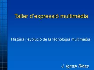 taller d expressi multim dia