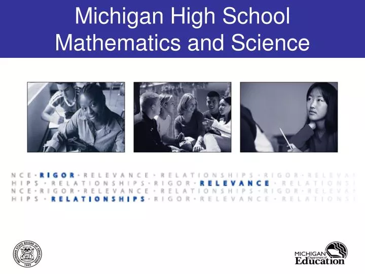 michigan high school mathematics and science companion documents