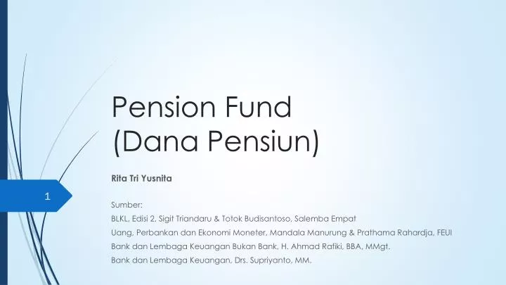 pension fund dana pensiun