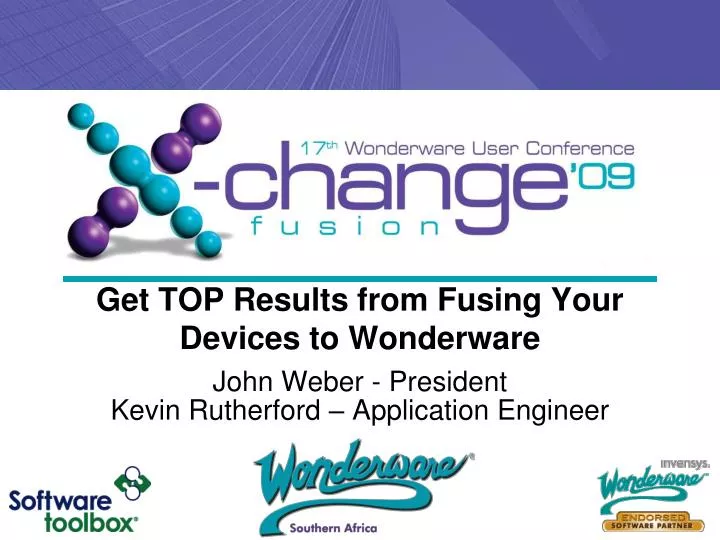 get top results from fusing your devices to wonderware