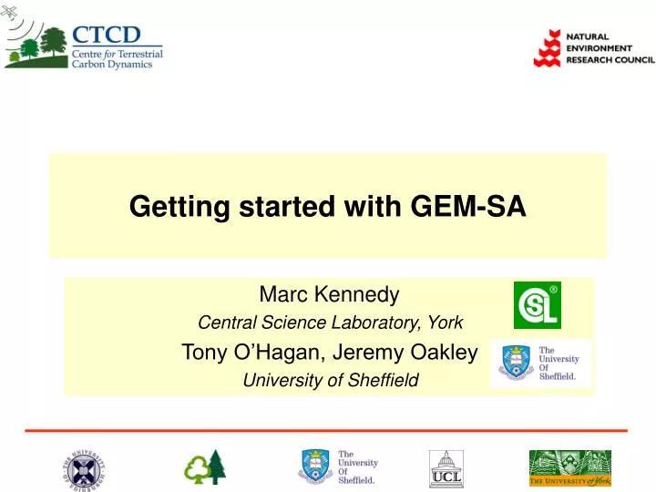getting started with gem sa
