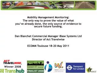 Mobility Management Monitoring: The only way to prove the value of what