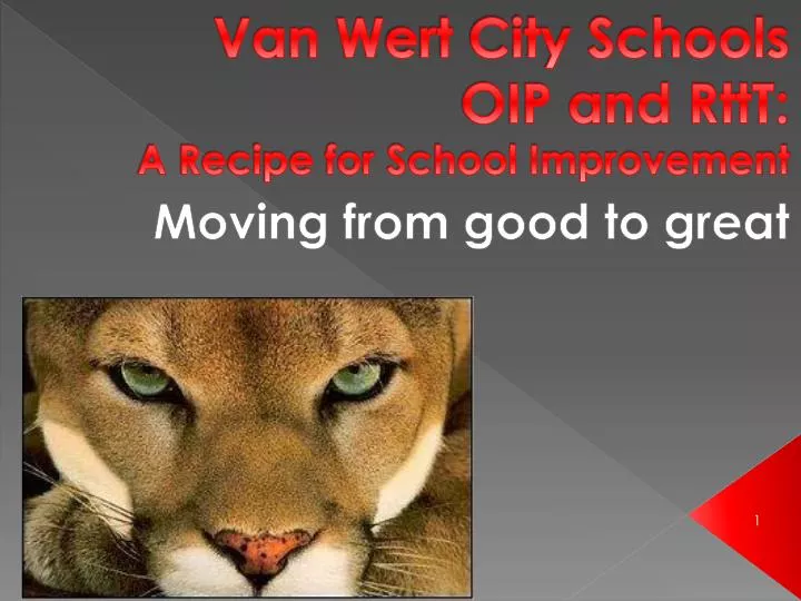 van w ert city schools oip and rttt a recipe for school improvement