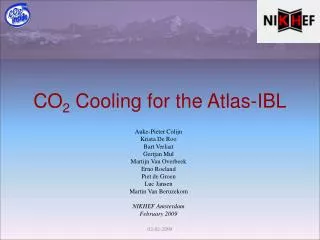 CO 2 Cooling for the Atlas-IBL