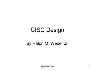 C ISC Design