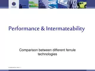 Performance &amp; Intermateability