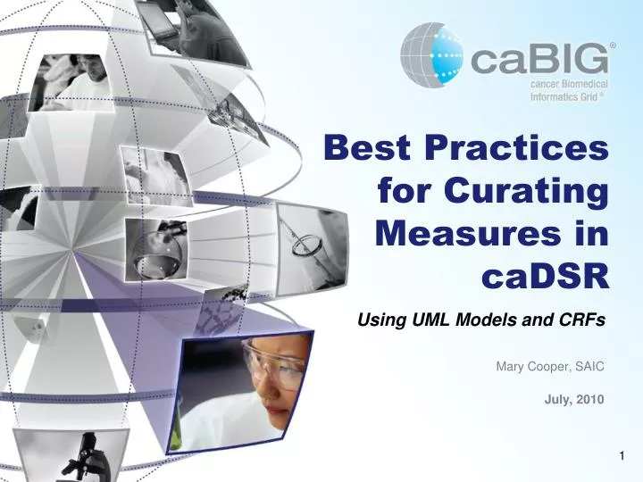 best practices for curating measures in cadsr