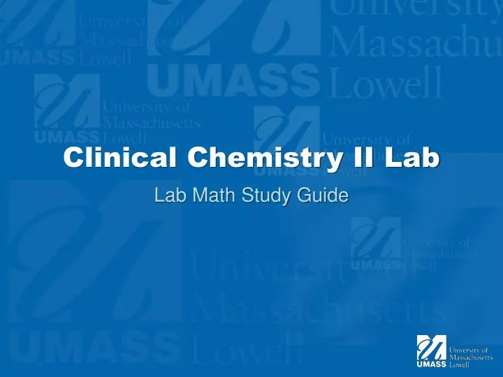 clinical chemistry ii lab