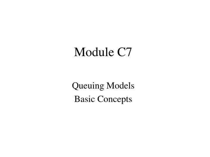 module c7