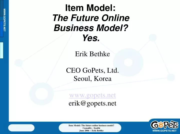 erik bethke ceo gopets ltd seoul korea www gopets net erik@gopets net