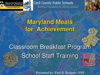 Maryland Meals for Achievement
