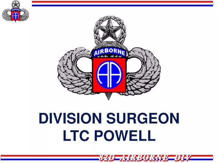 division surgeon ltc powell