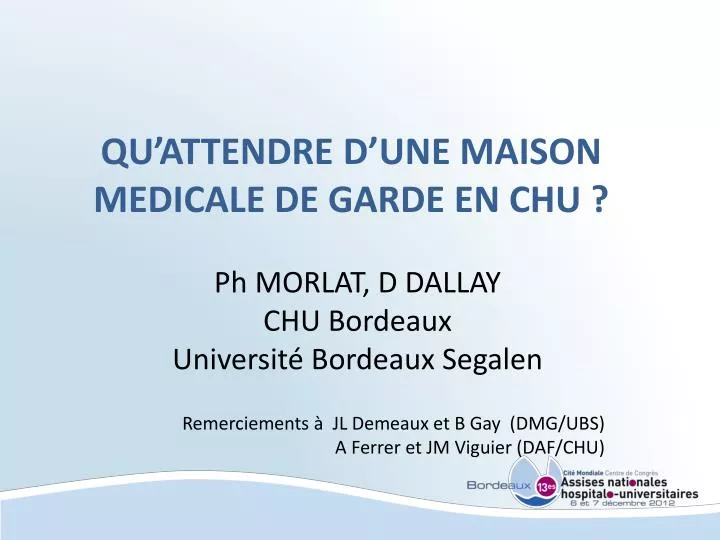 qu attendre d une maison medicale de garde en chu