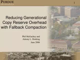 Reducing Generational Copy Reserve Overhead with Fallback Compaction