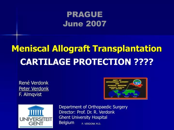 meniscal allograft transplantation