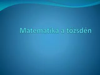 matematika a t zsd n