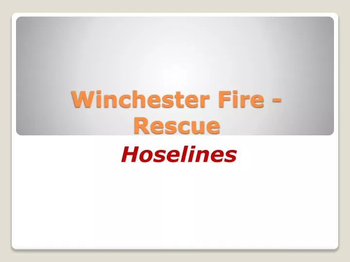 winchester fire rescue