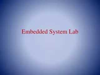 embedded system lab