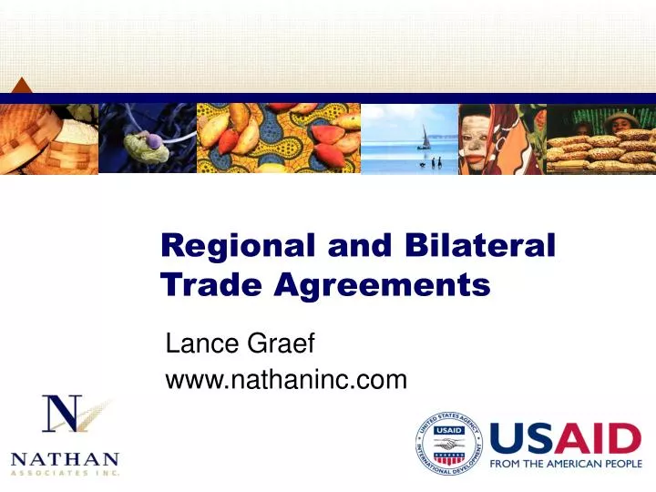 regional and bilateral trade agreements