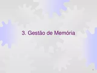 3 gest o de mem ria