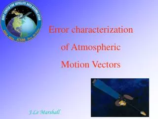 Error characterization of Atmospheric Motion Vectors
