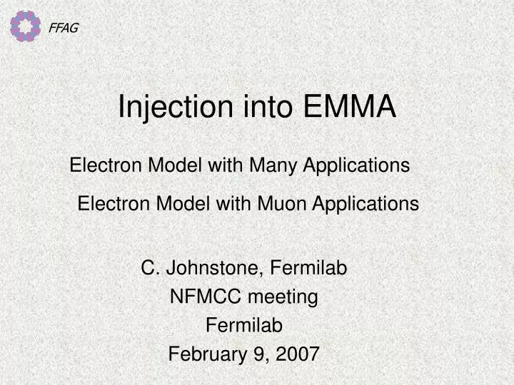 injection into emma