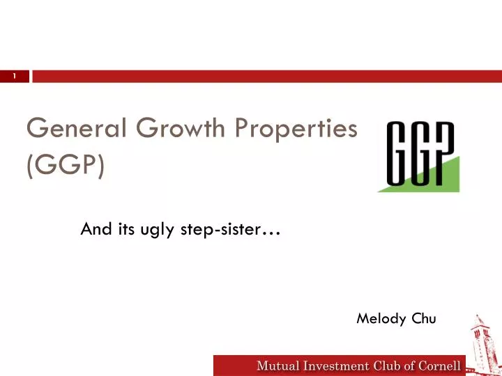 general growth properties ggp