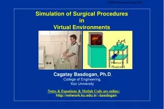 Simulation of Surgical Procedures in Virtual Environments