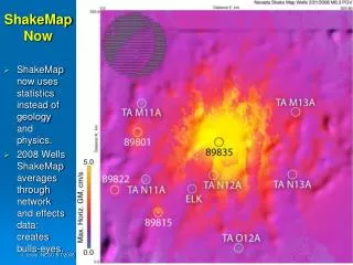 ShakeMap Now