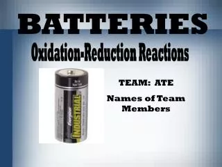 BATTERIES