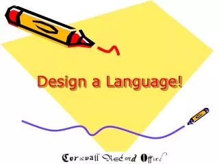 Design a Language!