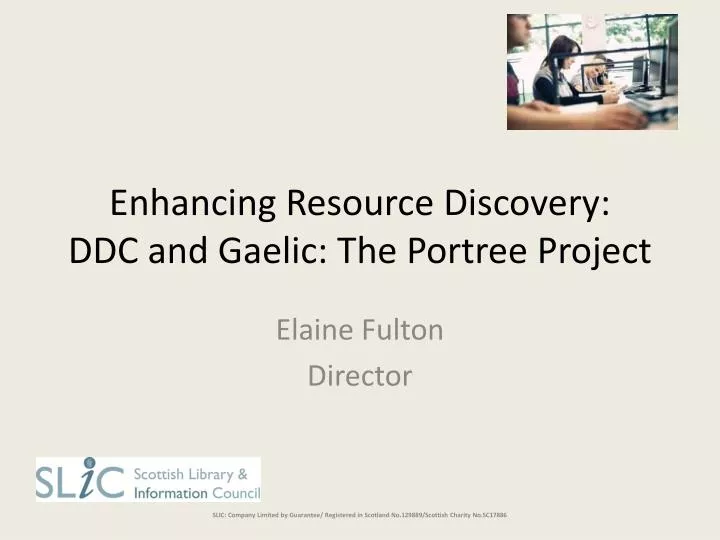 enhancing resource discovery ddc and gaelic the portree project