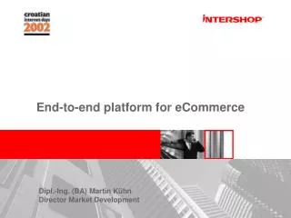 End-to-end platform for eCommerce