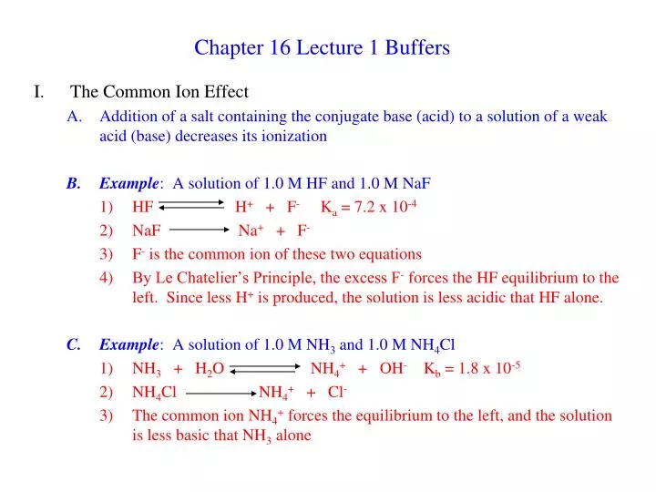 chapter 16 lecture 1 buffers