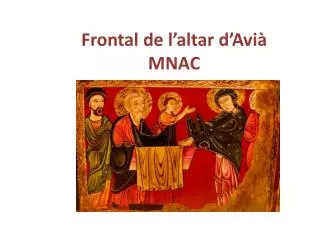 frontal de l altar d avi mnac