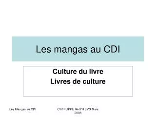 les mangas au cdi