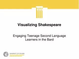 Visualizing Shakespeare