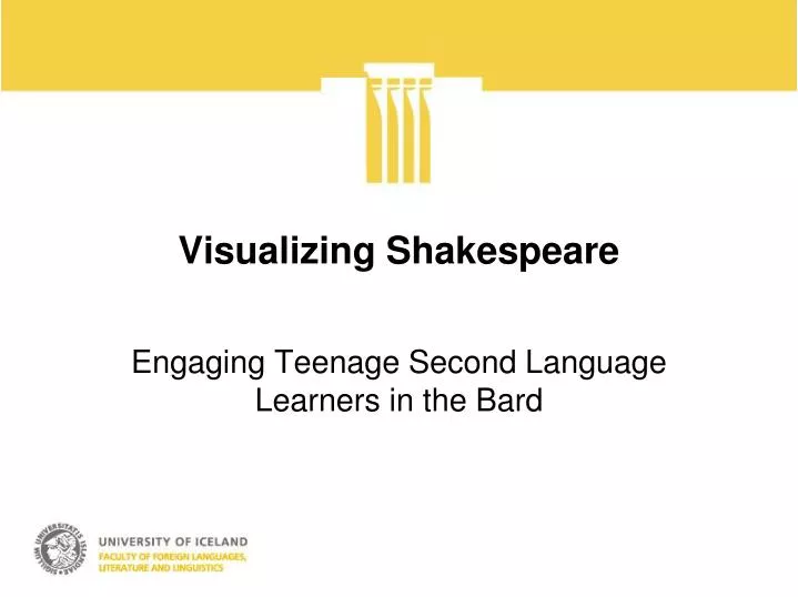 visualizing shakespeare