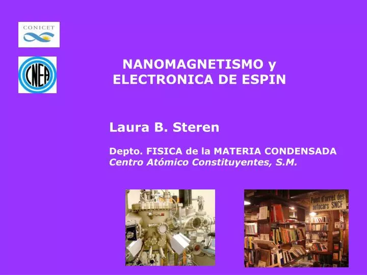 nanomagnetismo y electronica de espin
