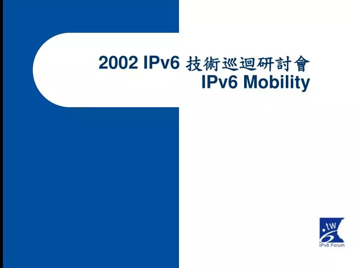 2002 ipv6 ipv6 mobility
